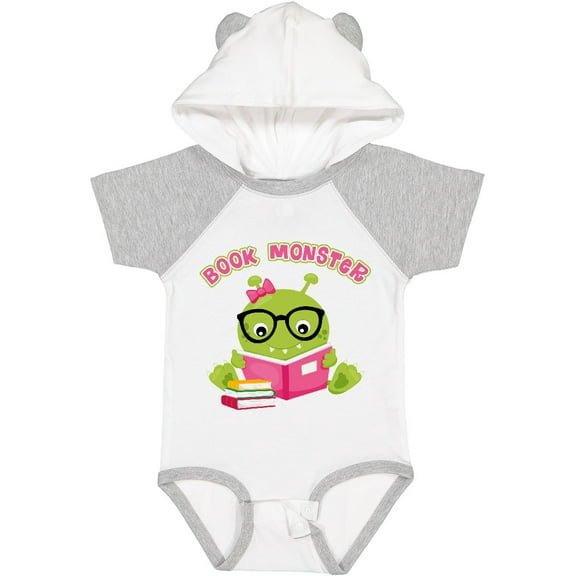 Inktastic Book Monster Girl Girls Baby Bodysuit