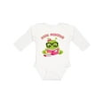thumbnail image 1 of Inktastic Book Monster Girl Girls Long Sleeve Baby Bodysuit, 1 of 5