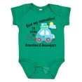 thumbnail image 1 of Inktastic Book My Reservation I'm Going to Grandma and Grandpa's Boys or Girls Baby Bodysuit, 1 of 5