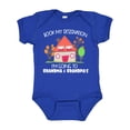 thumbnail image 1 of Inktastic Book My Reservation I'm Going to Grandma and Grandpa's Boys or Girls Baby Bodysuit, 1 of 5