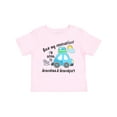 thumbnail image 1 of Inktastic Book My Reservation I'm Going to Grandma and Grandpa's Boys or Girls Baby T-Shirt, 1 of 5