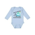 thumbnail image 1 of Inktastic Book My Reservation I'm Going to Grandma and Grandpa's Boys or Girls Long Sleeve Baby Bodysuit, 1 of 5