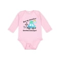 thumbnail image 1 of Inktastic Book My Reservation I'm Going to Grandma and Grandpa's Boys or Girls Long Sleeve Baby Bodysuit, 1 of 5