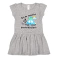 thumbnail image 1 of Inktastic Book My Reservation I'm Going to Grandma and Grandpa's Girls Toddler Dress, 1 of 5