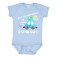 thumbnail image 1 of Inktastic Book My Reservation I'm Going to Grandma's Boys or Girls Baby Bodysuit, 1 of 5