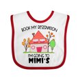 thumbnail image 1 of Inktastic Book My Reservation I'm Going to Mimi's- House Boys or Girls Baby Bib, 1 of 4