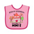 thumbnail image 1 of Inktastic Book My Reservation I'm Going to Mimi's- House Boys or Girls Baby Bib, 1 of 4