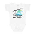 thumbnail image 1 of Inktastic Book My Reservation I'm Going to Nana and Papa's Boys or Girls Baby Bodysuit, 1 of 5