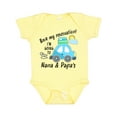 thumbnail image 1 of Inktastic Book My Reservation I'm Going to Nana and Papa's Boys or Girls Baby Bodysuit, 1 of 5