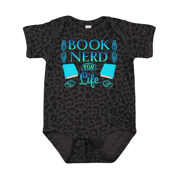 Inktastic Book Nerd for Life Boys or Girls Baby Bodysuit