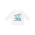 thumbnail image 1 of Inktastic Book My Reservation I'm Going to Grandma and Grandpa's Boys or Girls Long Sleeve Toddler T-Shirt, 1 of 5