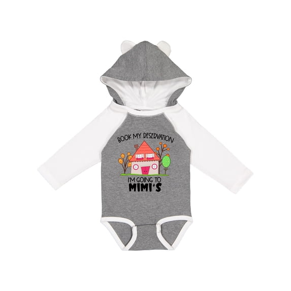 Inktastic Book my Reservation I'm Going To Mimi's- House Boys or Girls Long Sleeve Baby Bodysuit