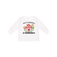thumbnail image 1 of Inktastic Book my Reservation I'm Going To My Grandparents'- House Boys or Girls Long Sleeve Toddler T-Shirt, 1 of 5