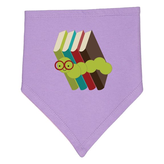 Inktastic Bookworm Books Reading Baby Bandana Bib