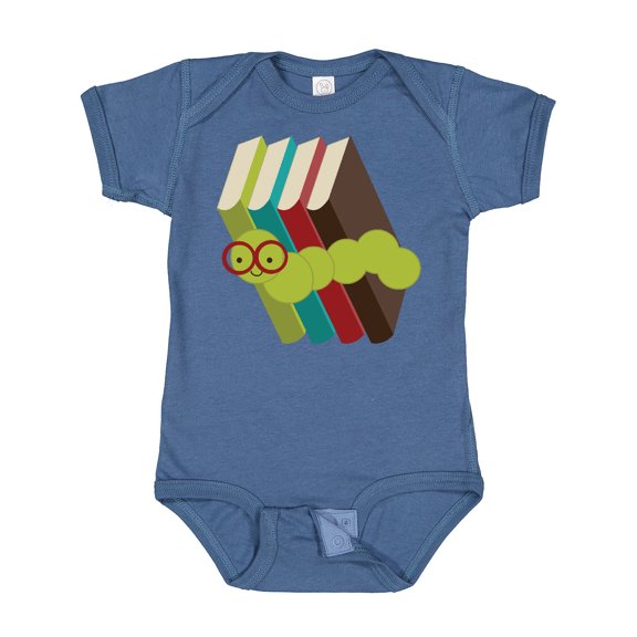 Inktastic Bookworm Books Reading Boys or Girls Baby Bodysuit