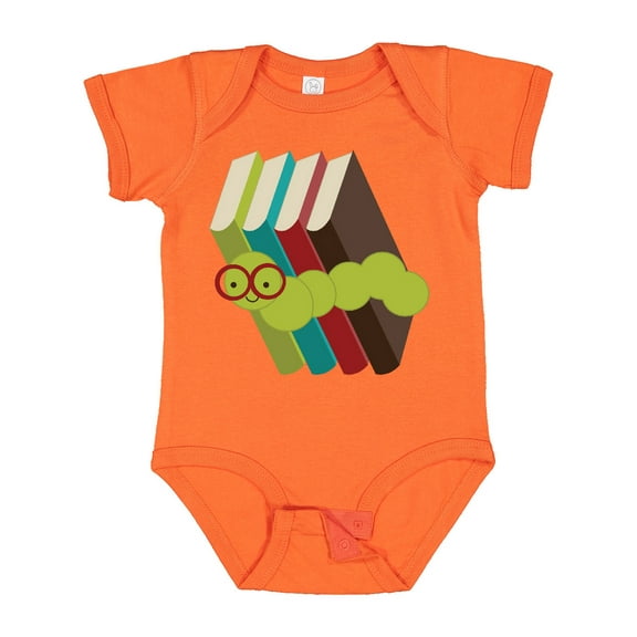 Inktastic Bookworm Books Reading Boys or Girls Baby Bodysuit