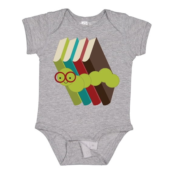 Inktastic Bookworm Books Reading Boys or Girls Baby Bodysuit