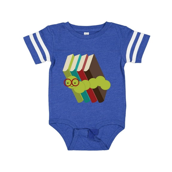 Inktastic Bookworm Books Reading Boys or Girls Baby Bodysuit