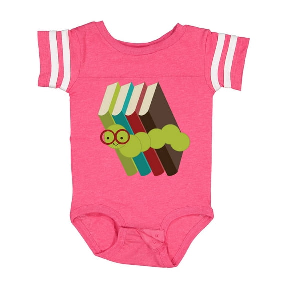 Inktastic Bookworm Books Reading Boys or Girls Baby Bodysuit