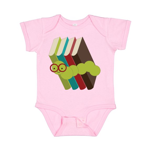 Inktastic Bookworm Books Reading Boys or Girls Baby Bodysuit