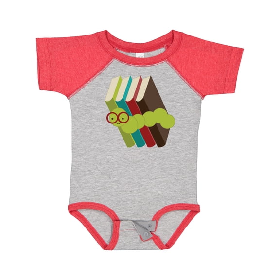 Inktastic Bookworm Books Reading Boys or Girls Baby Bodysuit