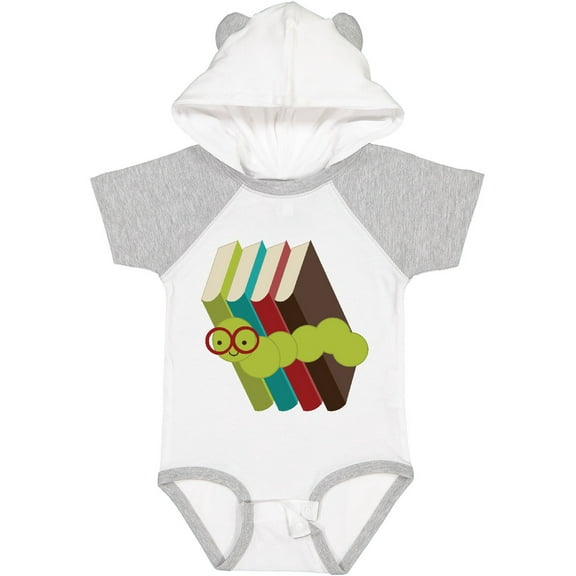 Inktastic Bookworm Books Reading Boys or Girls Baby Bodysuit