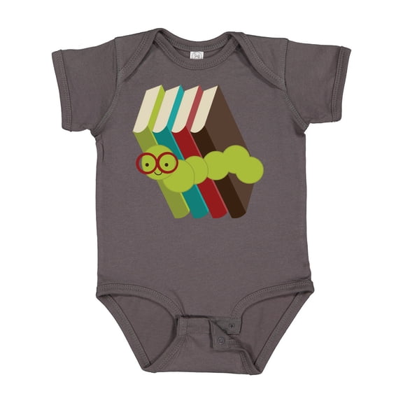 Inktastic Bookworm Books Reading Boys or Girls Baby Bodysuit