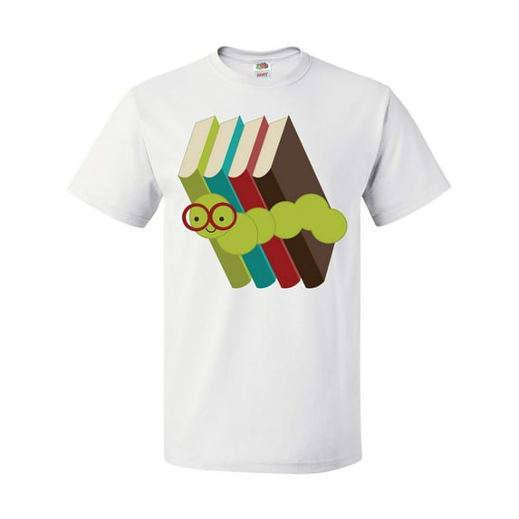 Inktastic Bookworm Books Reading T-Shirt