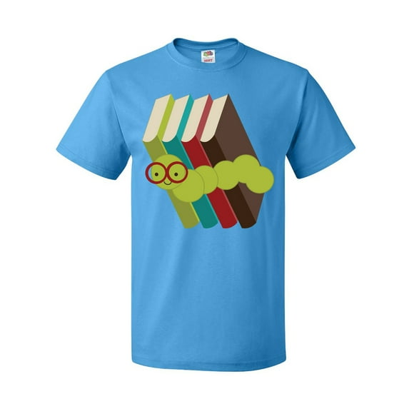 Inktastic Bookworm Books Reading T-Shirt