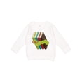 thumbnail image 1 of Inktastic Bookworm Books Reading Toddler Sweatshirt, 1 of 4