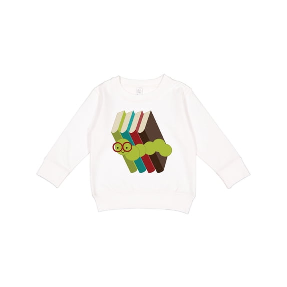 Inktastic Bookworm Books Reading Toddler Sweatshirt