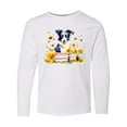 thumbnail image 1 of Inktastic Bookworm Border Collie Long Sleeve Youth T-Shirt, 1 of 5