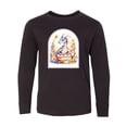 thumbnail image 1 of Inktastic Bookworm Dragon Book Lover Long Sleeve Youth T-Shirt, 1 of 5