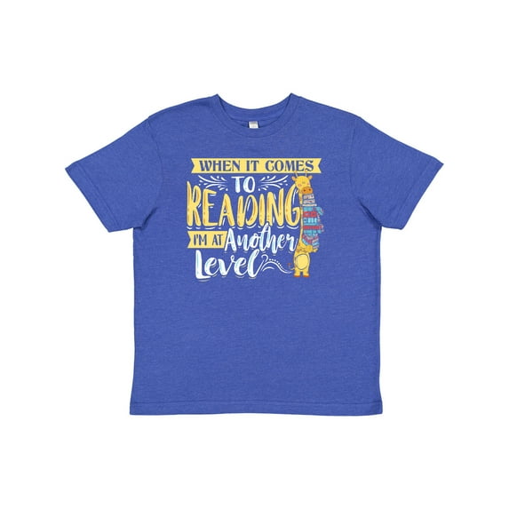 Inktastic Bookworm Gift for Reader Youth T-Shirt