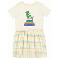 thumbnail image 1 of Inktastic Bookworm Girls Reading Girls Toddler Dress, 1 of 5