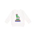 thumbnail image 1 of Inktastic Bookworm Girls Reading Toddler Sweatshirt, 1 of 4