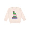 thumbnail image 1 of Inktastic Bookworm Girls Reading Toddler Sweatshirt, 1 of 4