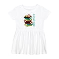 thumbnail image 1 of Inktastic Bookworm Reading Book Lover Girls Baby Dress, 1 of 5