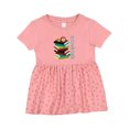 thumbnail image 1 of Inktastic Bookworm Reading Book Lover Girls Baby Dress, 1 of 5
