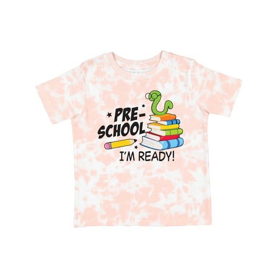 Inktastic Bookworm Ready for Preschool Boys or Girls Toddler T-Shirt