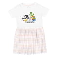 thumbnail image 1 of Inktastic Bookworm Ready for Preschool Girls Toddler Dress, 1 of 5