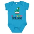 thumbnail image 1 of Inktastic Bookworm in Training Reading Boys or Girls Baby Bodysuit, 1 of 5