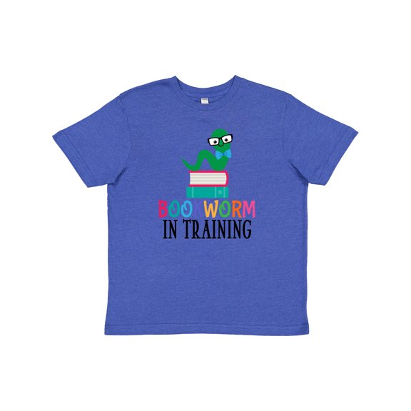 Inktastic Bookworm in Training Reading Gift Youth T-Shirt