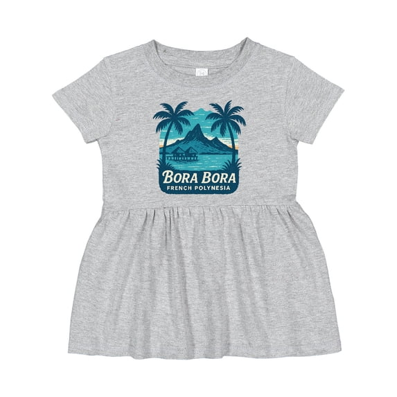 Inktastic Bora Bora Girls Baby Dress