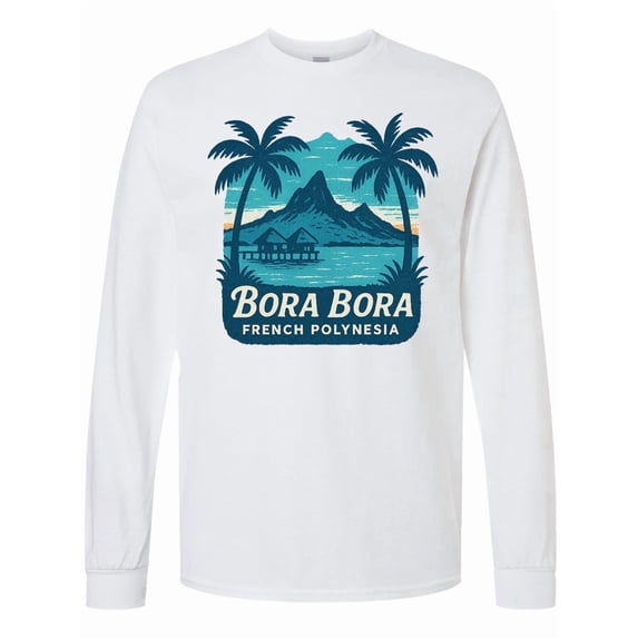 Inktastic Bora Bora Long Sleeve T-Shirt