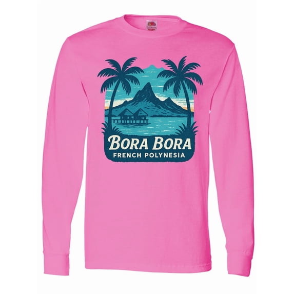 Inktastic Bora Bora Long Sleeve T-Shirt