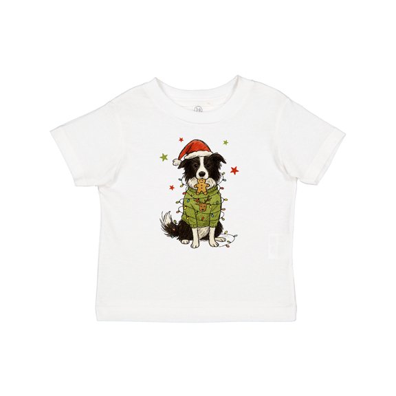 Inktastic Border Collie Christmas Boys or Girls Baby T-Shirt