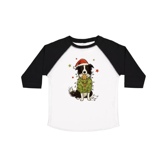 Inktastic Border Collie Christmas Boys or Girls Toddler T-Shirt