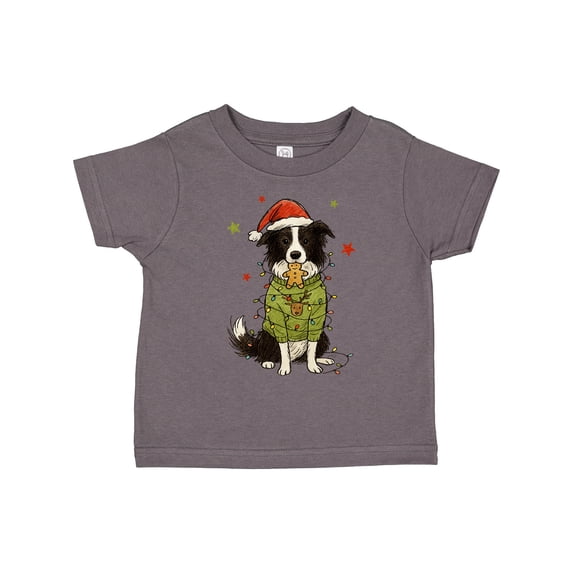 Inktastic Border Collie Christmas Boys or Girls Toddler T-Shirt
