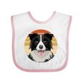 thumbnail image 1 of Inktastic Border Collie Cute Dog Boys or Girls Baby Bib, 1 of 4